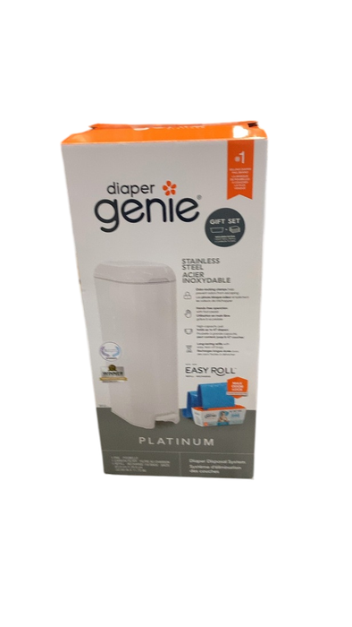 Shop Diaper Genie Platinum Pail Gift Set, Lily White at Goodbuygears