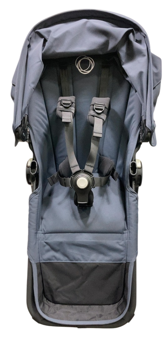 Shop Bugaboo Donkey 5 Duo Extension Set, 2024, Black Frame, Stormy Blue, Stormy Blue, with Canopy at Goodbuygears