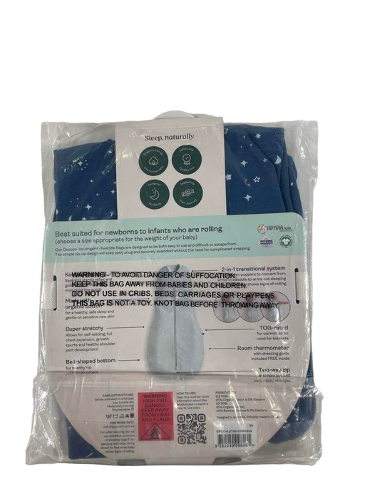 Shop ErgoPouch Cocoon Swaddle Bag, Night Sky, 0.2 TOG, 0-3M at Goodbuygears
