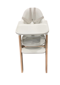 Shop Mockingbird High Chair, 2.0, Natural Beech, White at Goodbuygears