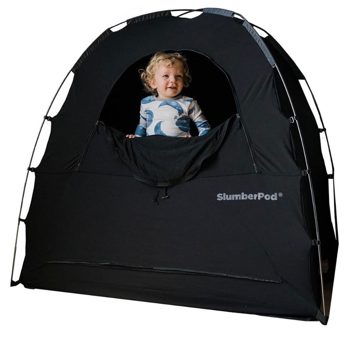 Shop SlumberPod 3.0 Sleep Canopy, Black with Gray Accents at Goodbuygears