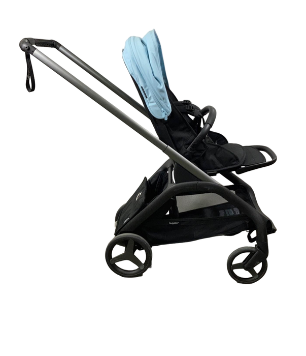 Shop Bugaboo Dragonfly Bassinet and Seat Stroller, Midnight Black, Skyline Blue, Graphite, 2023 at Goodbuygears