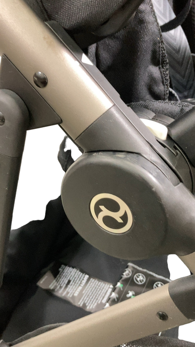 Shop Cybex Gazelle S Modular Stroller, 2023, Moon Black, Silver Frame at Goodbuygears