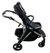 Shop Mockingbird Single to Double 2.0 Stroller, 2024, Black, Silver With Black Leather, Watercolor Drops at Goodbuygears
