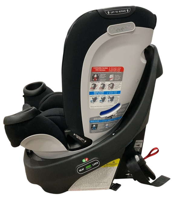 Shop Evenflo Gold Revolve 360 Extend All-in-one Rotational Car Seat With SensorSafe, 2024, Onyx Black at Goodbuygears