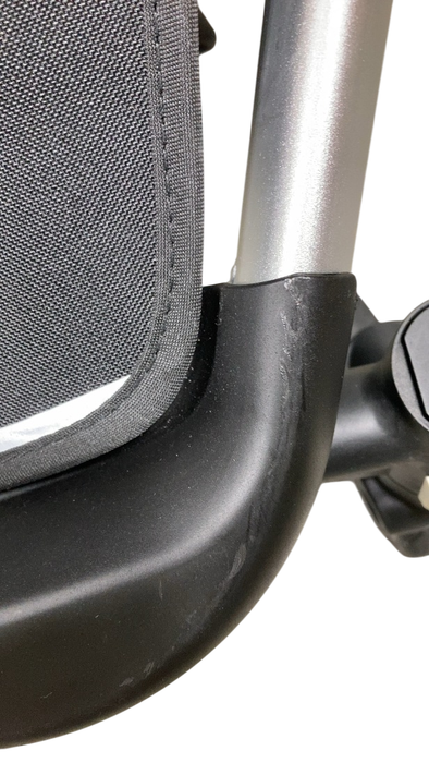 Shop Mockingbird Single to Double 2.0 Stroller, 2024, Black, Silver With Black Leather, Watercolor Drops at Goodbuygears