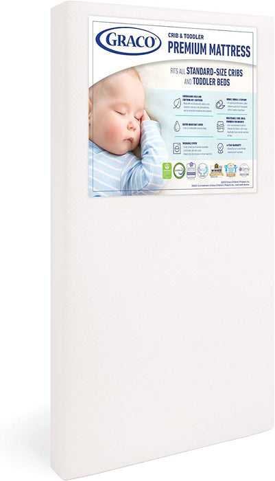 Shop Graco Premium Foam Crib And Toddler Bed Mattress at Goodbuygears