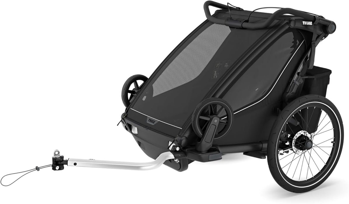 Shop Thule Chariot Sport 2 Bike Trailer, Black, 2024, Double at Goodbuygears
