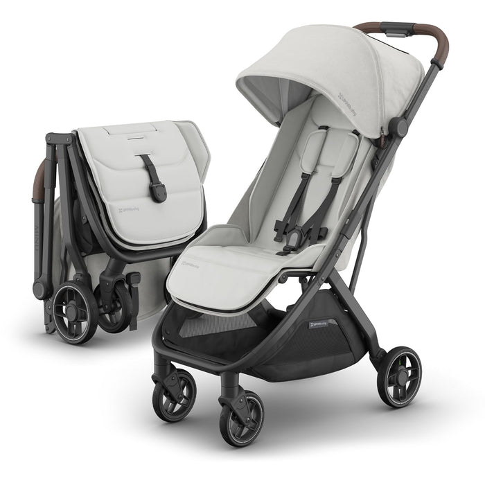 Shop UPPAbaby MINU V3 Stroller, 2024, Savannah (Pearl Gray Jacquard) at Goodbuygears