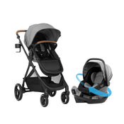 Shop Evenflo Shyft Intuiti Travel System with Revolve180 LiteMax NXT Rotational Infant Car Seat, 2024, Fossil Gray, Base Model at Goodbuygears