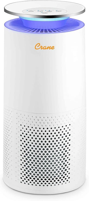 Crane True HEPA Tower Air Purifier with UV Light