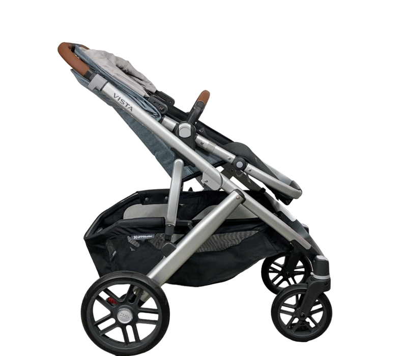 Shop UPPAbaby VISTA V2 Stroller, 2023, Gregory (Blue Melange) at Goodbuygears