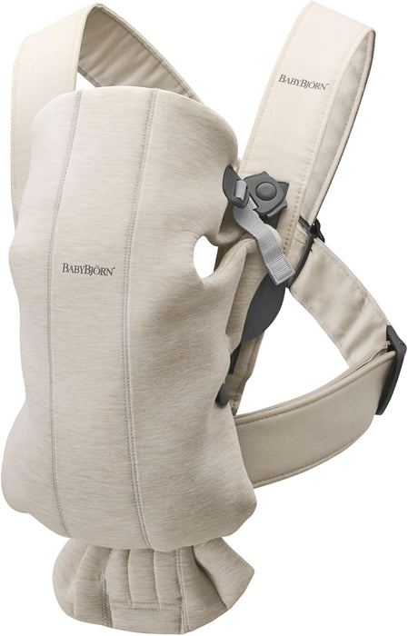 BabyBjorn Baby Carrier Mini, Light Beige 3D Jersey