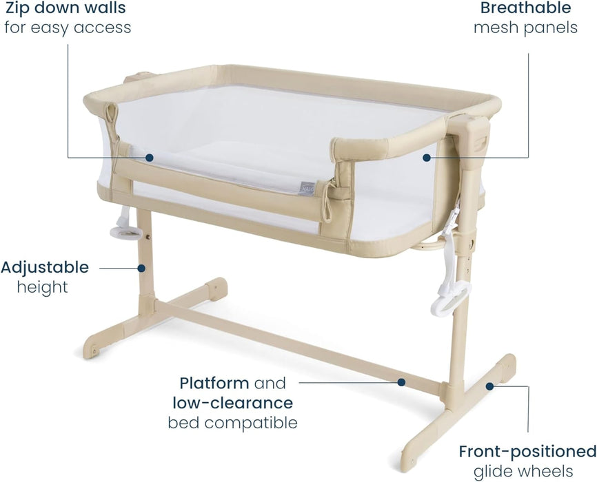 Shop Halo 2-in-1 BassiNest Bedside Sleeper, Oat at Goodbuygears