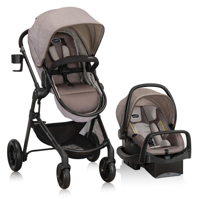 Shop Evenflo Pivot Modular Travel System, 2025, Desert Tan at Goodbuygears