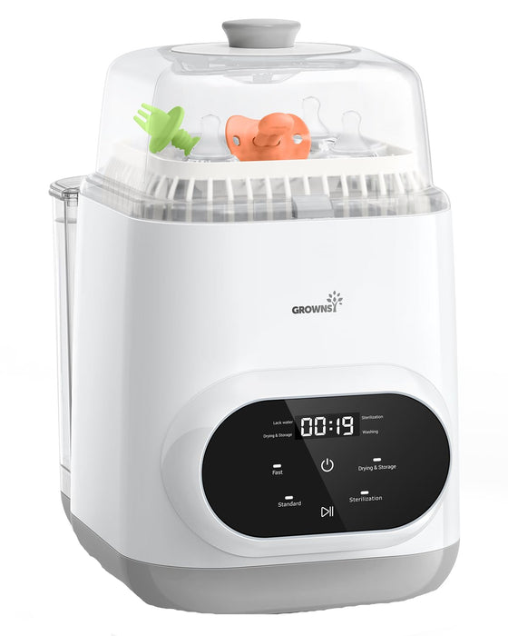 Shop Grownsy EaseClean Bottle Washer Pro, White at Goodbuygears