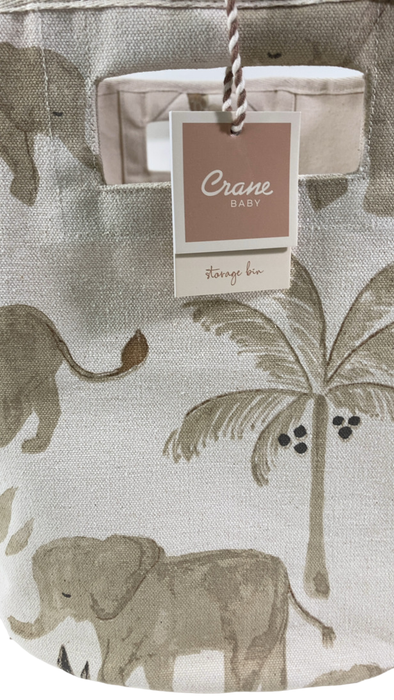 Shop Crane Baby Cotton Canvas Storage Bin, Kendi Safari Animal at Goodbuygears