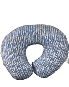 Shop Boppy Nursing and Infant Support Pillow, Blue Herringbone at Goodbuygears
