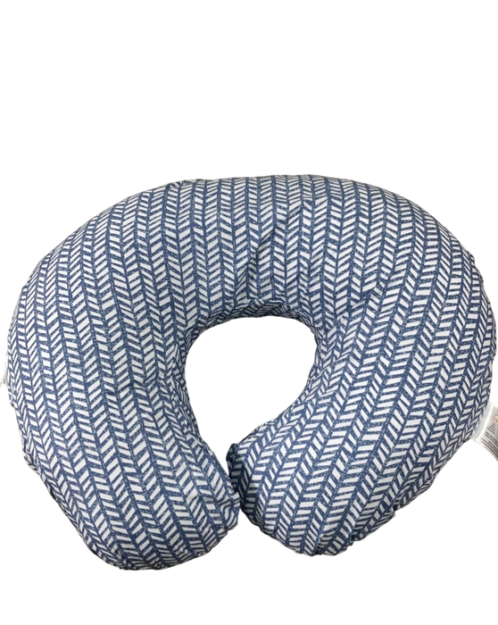 Shop Boppy Nursing and Infant Support Pillow, Blue Herringbone at Goodbuygears