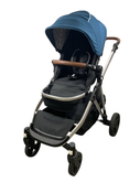 Shop Mockingbird Single to Double 2.0 Stroller, 2024, Sea, Silver With Penny Leather, Windowpane at Goodbuygears