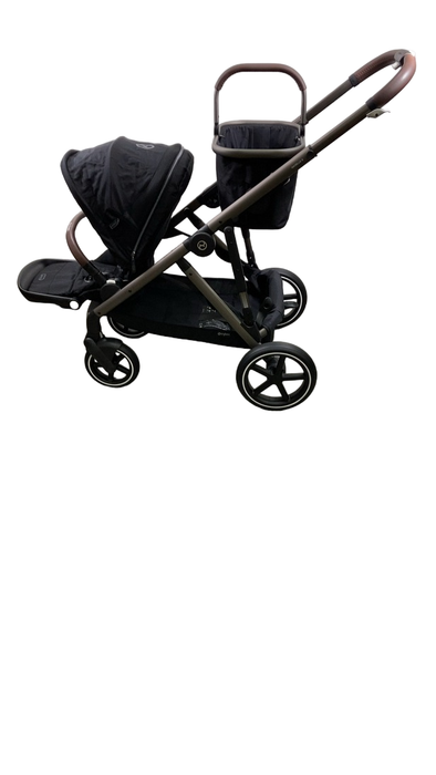Shop Cybex Gazelle S Modular Stroller, 2023, Moon Black, Taupe Frame at Goodbuygears
