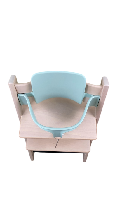 Shop Stokke Tripp Trapp High Chair with Baby Set and Tray, Soft Mint, Whitewash at Goodbuygears