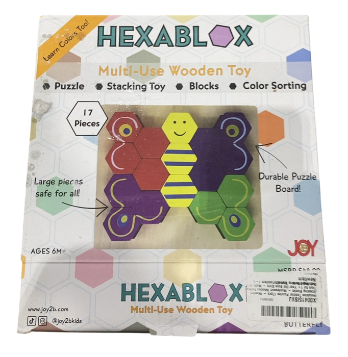 Shop Joy2b Hexablox, Butterfly, 17 Piece Set at Goodbuygears