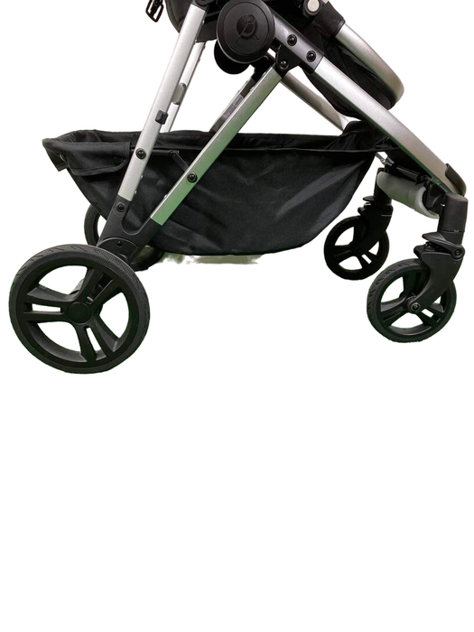 Shop Mockingbird Single to Double 2.0 Stroller, 2024, Silver with Black Leather, Windowpane, Black at Goodbuygears
