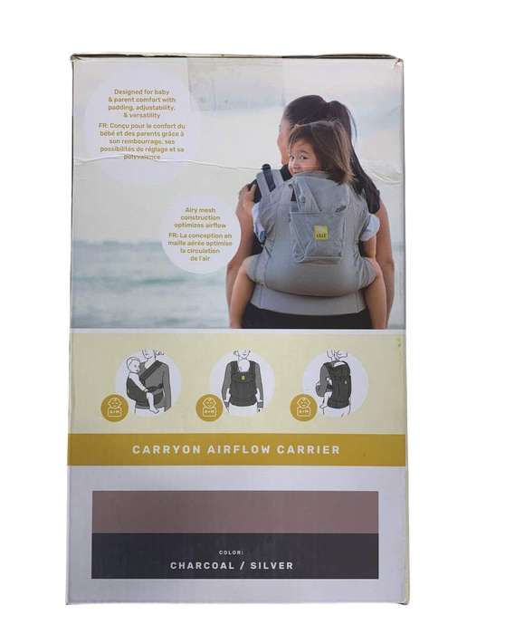 Shop Lillebaby CarryOn Airflow Carrier Toddler Size, Charcoal Silver at Goodbuygears