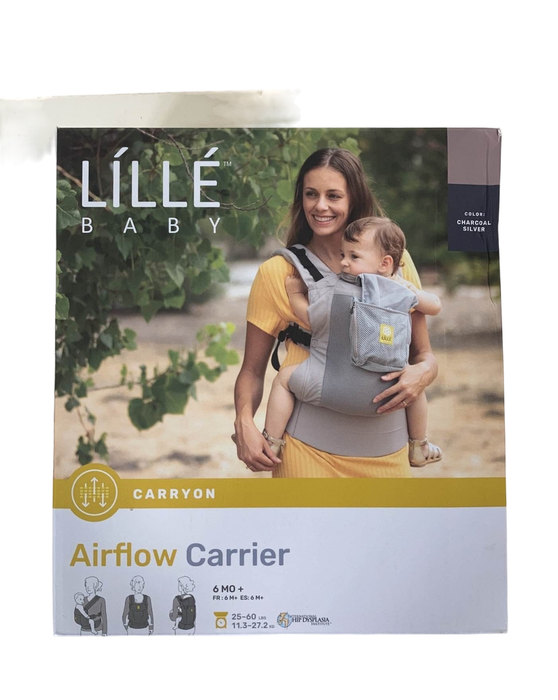 Shop Lillebaby CarryOn Airflow Carrier Toddler Size, Charcoal Silver at Goodbuygears