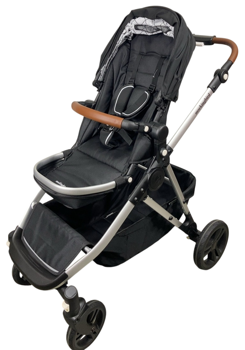 Shop Mockingbird Single to Double 2.0 Stroller, 2024, Black, Silver With Penny Leather, Windowpane at Goodbuygears