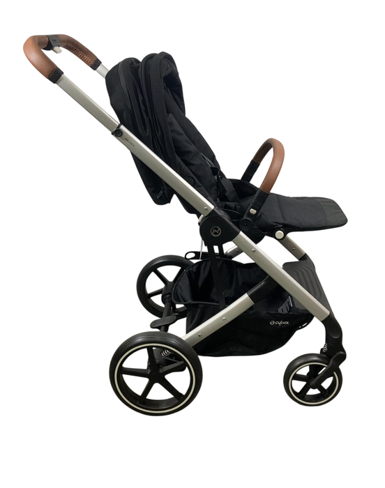 Shop Cybex Balios S Lux Stroller, 2021, Silver, Moon Black at Goodbuygears