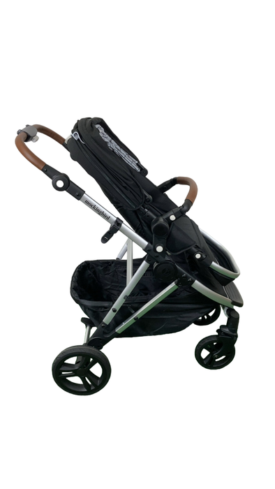 Shop Mockingbird Single 2.0 Stroller, 2024, Black, Silver With Penny Leather, Windowpane at Goodbuygears