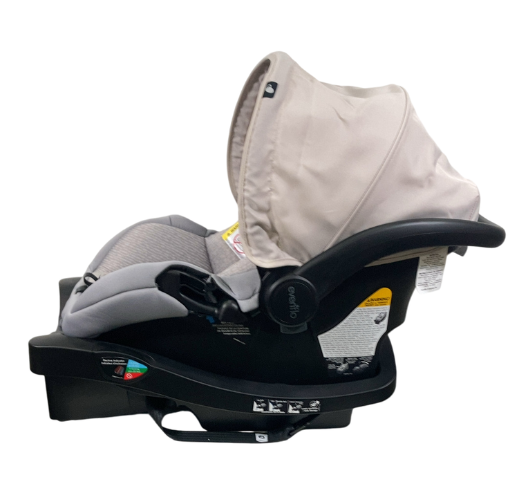 Shop Evenflo LiteMax 35 Infant Car Seat, 2024, River Stone Gray at Goodbuygears