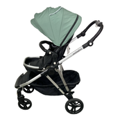Shop Mockingbird Single to Double 2.0 Stroller, Sage, Watercolor Drops, Silver With Black Leather, 2024 at Goodbuygears