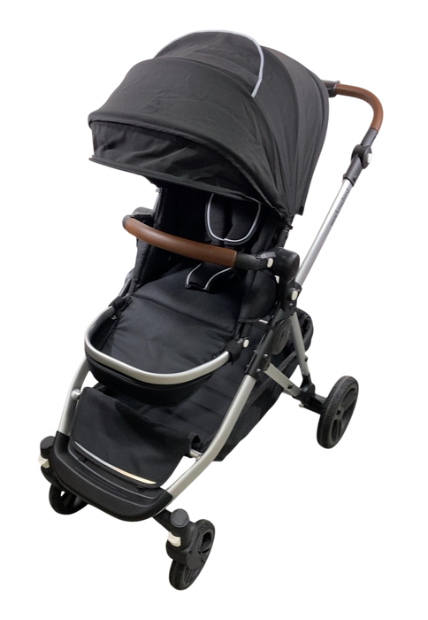 Shop Mockingbird Single to Double 2.0 Stroller, 2024, Black, Silver With Penny Leather, Watercolor Drops at Goodbuygears