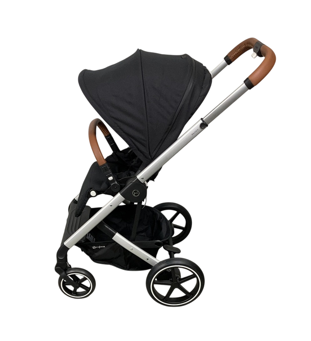 Shop Cybex Balios S Lux Stroller, 2021, Silver, Moon Black at Goodbuygears