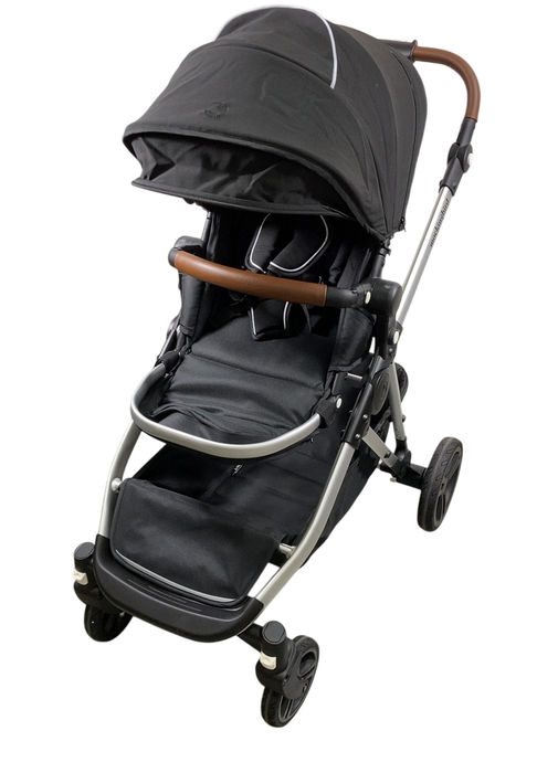 Shop Mockingbird Single to Double 2.0 Stroller, 2024, Black, Silver With Penny Leather, Watercolor Drops at Goodbuygears