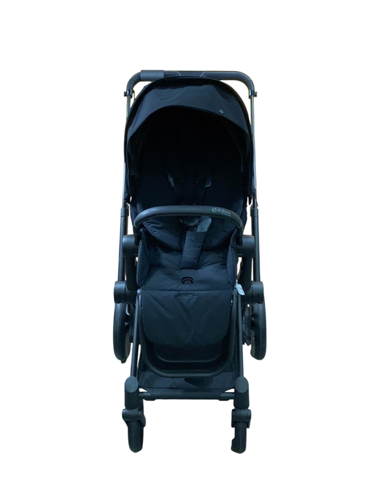 Shop Cybex E-PRIAM Electric Stroller, 2023, Deep Black, Matte Black, with Battery at Goodbuygears
