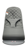 Shop BabyBjorn Bouncer Bliss Bundle With Toy Bar, Flying Friends, Dark Gray Frame, Anthracite Cotton Classic Quilt at Goodbuygears