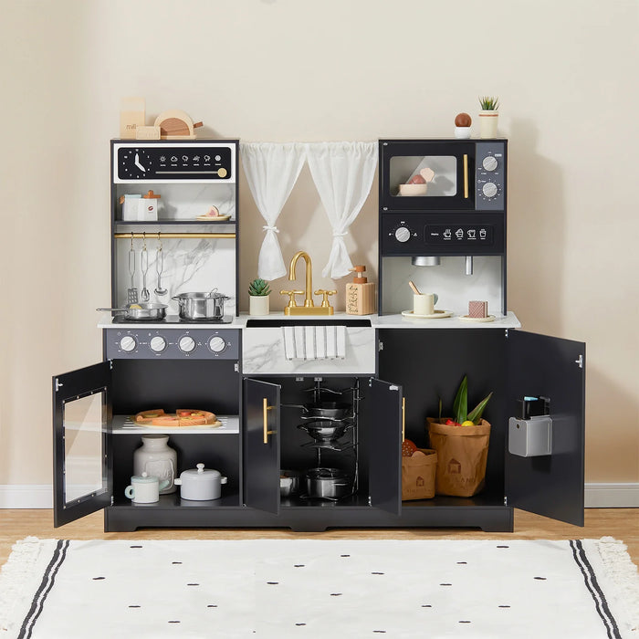 Shop Tiny Land Iconic Kitchen, Black at Goodbuygears