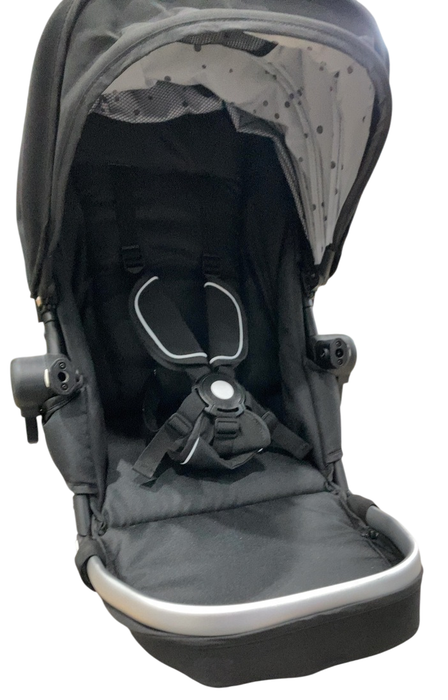 Shop Mockingbird 2nd Seat Kit 2.0, Black, Silver With Penny Leather, Watercolor Drops at Goodbuygears