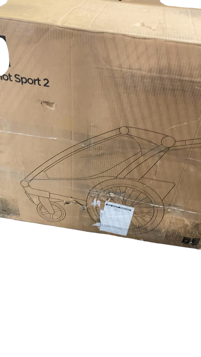 Shop Thule Chariot Sport 2 Bike Trailer, Black, 2024, Double at Goodbuygears