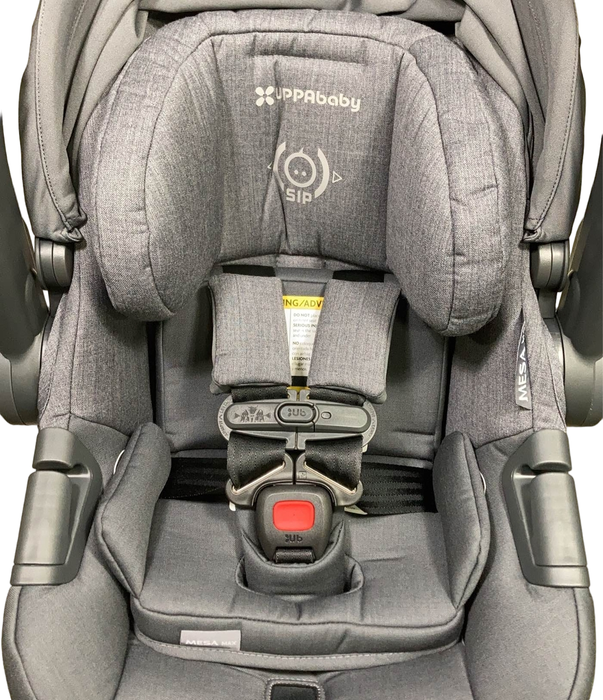 Shop UPPAbaby MESA MAX Infant Car Seat and Base, 2022, PureTech Greyson (Charcoal Melange) at Goodbuygears