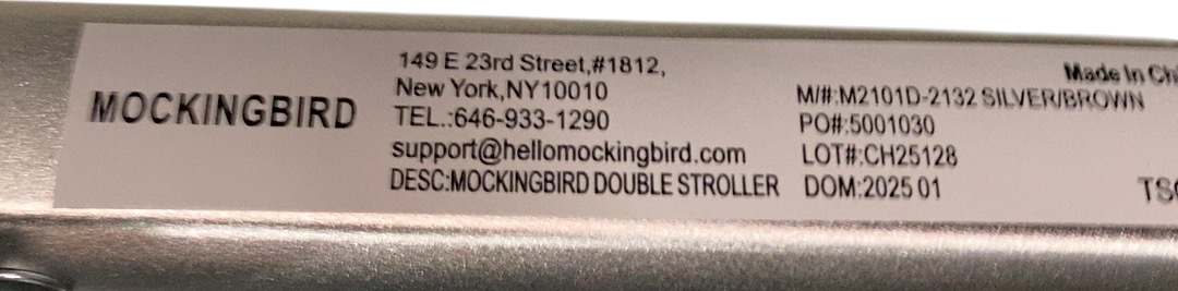 Shop Mockingbird Single to Double 2.0 Stroller, 2025, Black, Silver With Penny Leather, Windowpane at Goodbuygears
