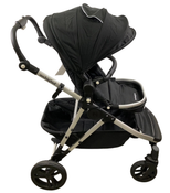 Shop Mockingbird Single to Double 2.0 Stroller, 2024, Black, Silver With Black Leather, Windowpane at Goodbuygears