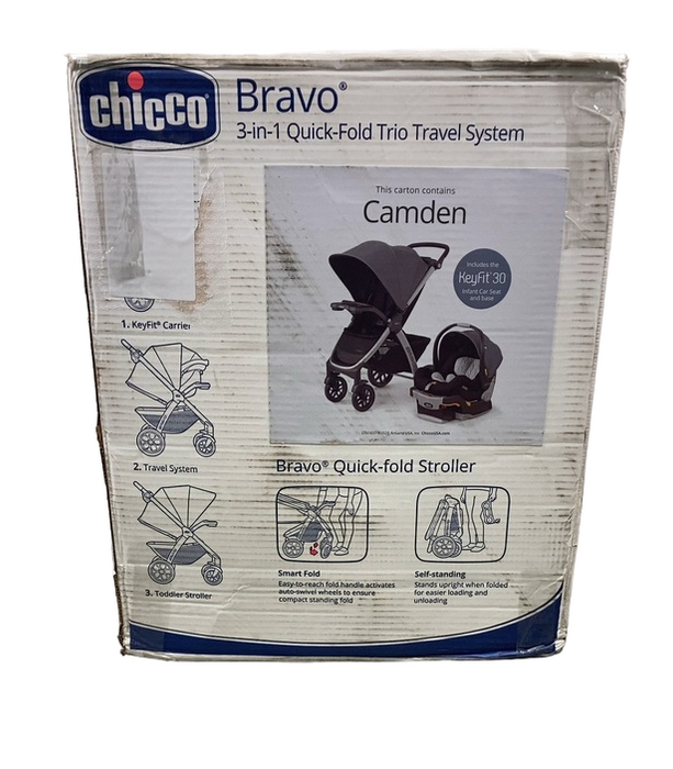 Shop Chicco Bravo Trio Travel System, 2024, Camden at Goodbuygears