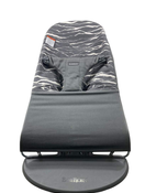 Shop BabyBjorn Bouncer Bliss, Anthracite Cotton Classic Quilt, Light Gray Frame at Goodbuygears