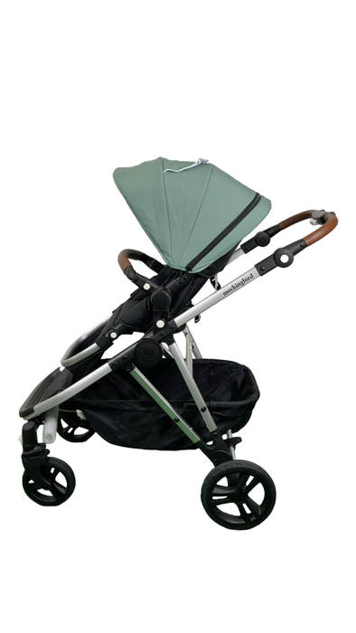 Shop Mockingbird Single to Double 2.0 Stroller, 2024, Sage, Silver With Penny Leather, Watercolor Drops at Goodbuygears