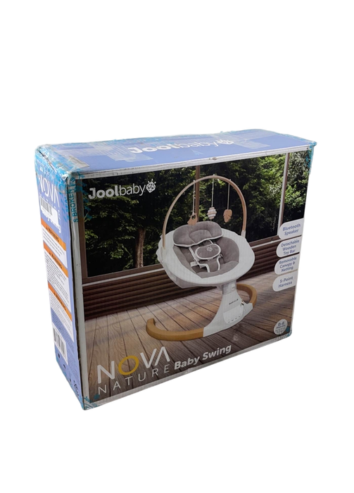 Shop Jool Nova Nature Baby Swing, Wood/White at Goodbuygears